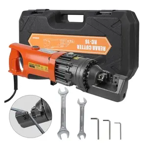 GARVEE Electric Hydraulic Cutter 900W 110V, Cuts up to 5/8 Inch #5 4-16mm, Cutting 0.5 - 4.5 Seconds, Protective Box Included, Pure Copper Motor, One Button Operation, Ergonomic Handle