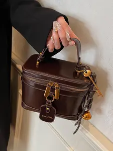 Women's Fashionable Solid Color Handbag, Casual Versatile Shoulder Bag for Daily Used, Trendy All-match Commuter Bag, Handbag Shoulder Purse