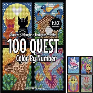 Digital Coloring Book with Numbers, Calming Stress Relief Pages, Ideal Gift for Teens & Kids, Relaxing Art Activity Book, Mindfulness Coloring Pages