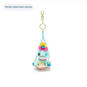 Disney Store Scrump Summertime Plush Keychain – Lilo & Stitch – 5'' – Disney Store Japan
