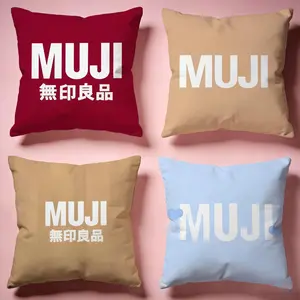 MUJI Cushion Cover Premium soft plush material skin-friendly breathable year-round use anti-pilling colorfast lightweight sturdy ideal for bedroom car couch perfect for daily use & decor great gift for loved ones