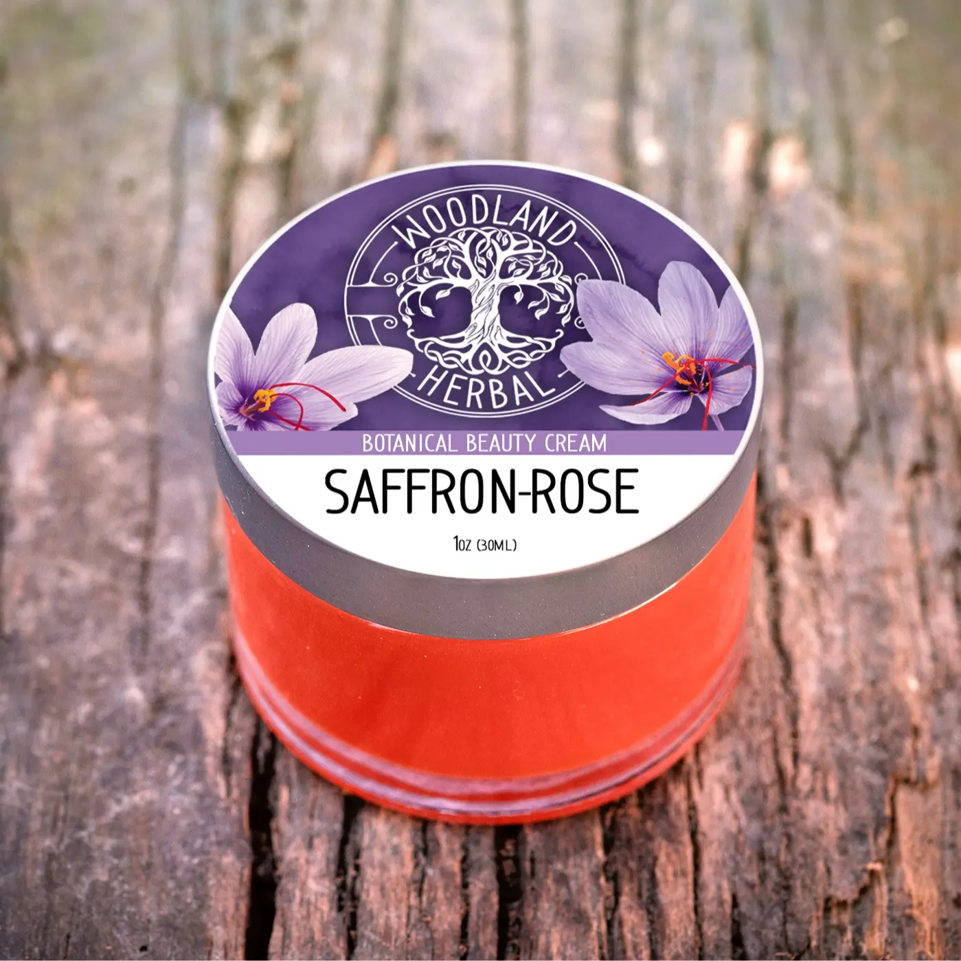 Saffron-Rose Beauty Cream - Powerful Moisturizer for Skin Rejuvenation, Anti-Aging, Radiant Glow