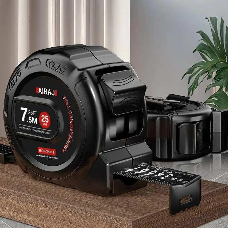 Multifunctional Heavy Duty Tape Measure, 1 Count Tape Measures with Thickened Frosted Anti Drop Shell, High-precision Portable Manual Measuring Tool