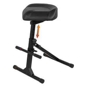 STRICH Guitar Stool, Height Adjustable Guitar Seat, Adjustable Footrest Guitar Chair for Kids Adults Guitarist, Portable and Foldable Drum Stool Throne for Drummer (SGT-20)