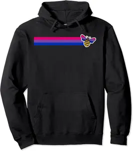 Bisexual Bi Funny Bee Lover LGBTQIA Rainbow Pride Gift Pullover Hoodie - Jessicajon Shop 68B07TZRML2B