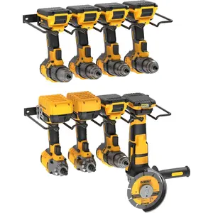 Wall Mounted Power Tool Organizer Holder, Heavy Duty Utility Storage Rack for   Hand Tools, Cordless Drill Rack, Workshop, Shed, Garage