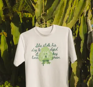 Key Lime Green Comfort Colors Tee