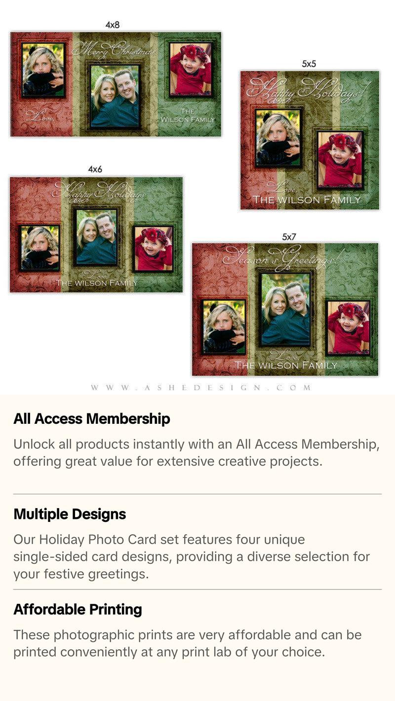 Christmas Photo Card Set - Christmas Memories