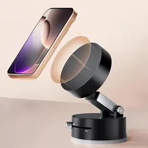 Universal Magnetic Car Phone Holder, Foldable Car Phone Mount, Tilt-adjustable Phone Holder for Car, Car Interior Accessories for Women & Men, Stand
