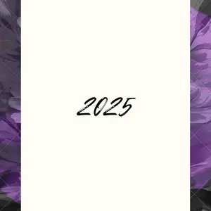 Digital planner to help you succeed: downloadable and accessible to print with elegant purple floral design