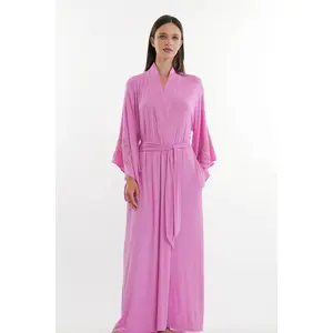 Verdiani Long Wrap Belted Robe