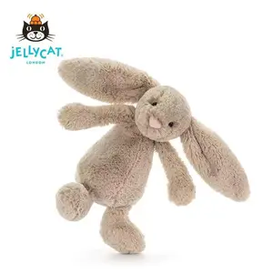 Official Jellycat Bashful Bunny Plush – Super Soft Authentic Jellycat Toy (1 PRODUCT + 1 BAG OF JELLYCAT + 1 GIFT)