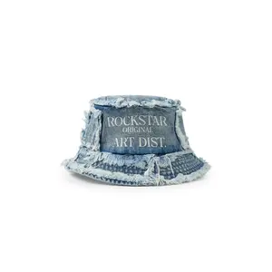 Ivo Light Blue Patchwork Bucket Hat