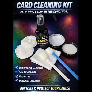 Black label restoration Card cleaning Kit Easily and safe way to restore your cards