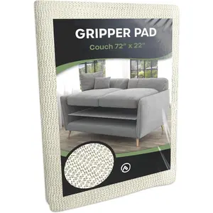 22"x72" Anti Slip Pad Couch Cushion Grip |Trim-to-fit PVC Couch Cushion Support | Anti Slip Couch Cushion Gripper Pad Helps Couch Cushion Stop Sliding | Couch Stoppers to  Sliding Seats