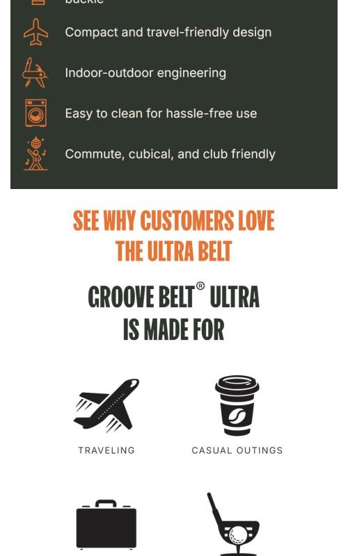 Groove Belt Ultra - Deep Stone