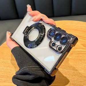 Phone Case with Stand, Cellphone Protective Cover, Mobile Phone Accessories for Samsung Galaxy S22 S23 Ultra