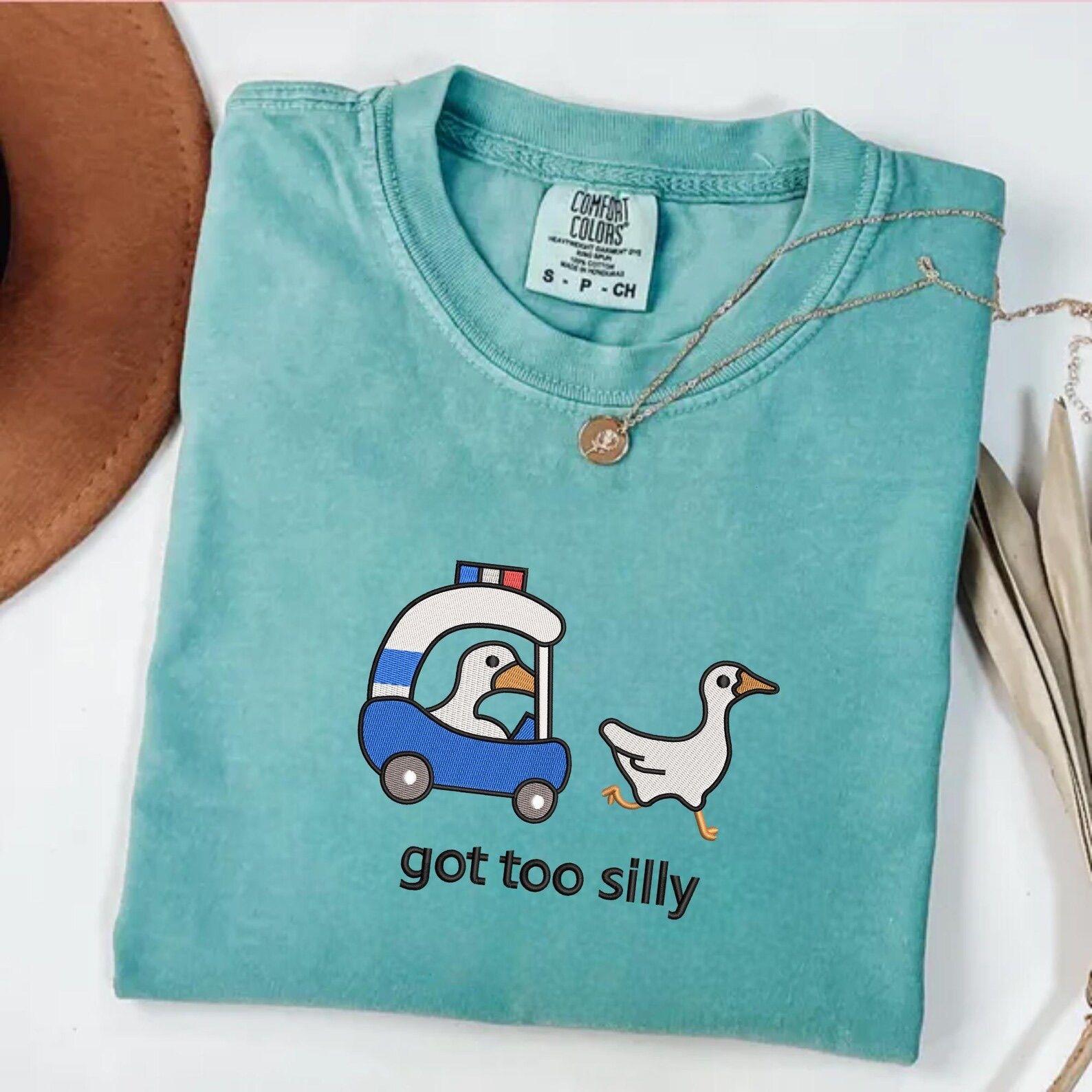 Funny Police Goose Shirt Comfort Col &hellip;