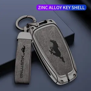 Car Keychain Metal Shell, Scratch-Resistant Interior Accessories, Interior Mouldings for Ford Mustang Mach-E 2022, New Energy