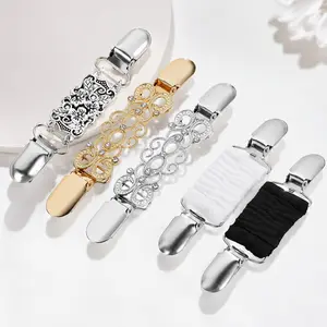 5PCS Vintage Waist Cincher & Shirt Clip Set, Retro Sweater Clips for Dresses, Cardigans, Shawls & Tops, Adjustable Fashion Clothing Accessories
