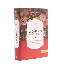 NKJV, The Woman's Study Bible, Hardcover, Red Letter, Full-Color Edition: Receiving God's Truth for Balance, Hope, and Transformation Hardcover – March 28, 2017
