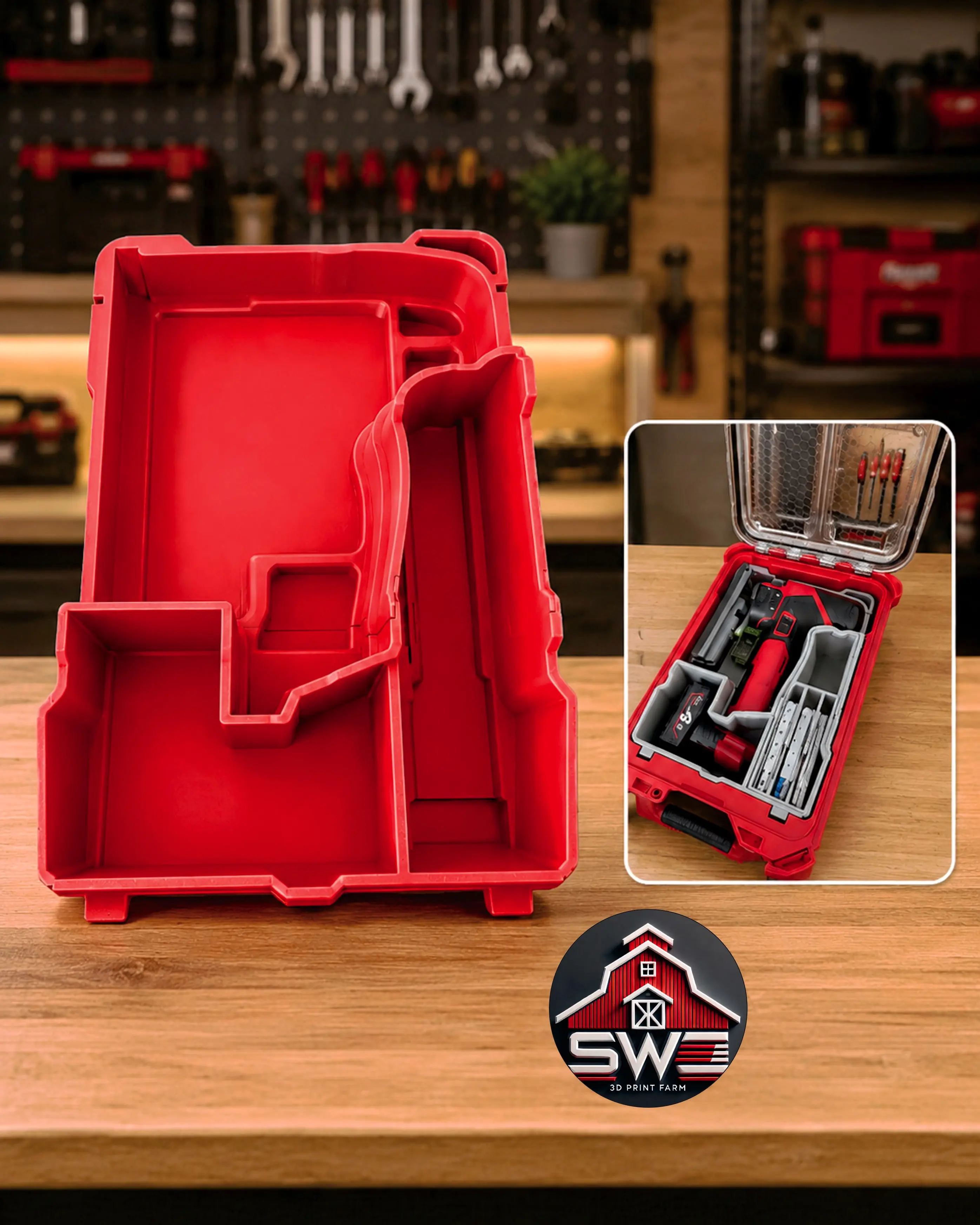 M12 FUEL Jigsaw 2545-20 Insert Organizer with Accessory Storage for Milwaukee Packout 48-22-8435