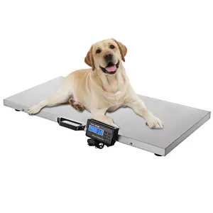 Pet Scale Dog Scales for Large Breed - 660LB Postal Digital Scale - Stainless Steel Platform Heavy Duty Livestock Scale