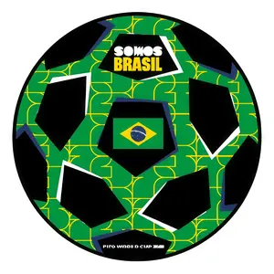 FIFA World Cup 2026 Official Puzzles - BRASIL Ball Wooden Puzzles for Adults, 200 Pieces Unique Shaped Football Puzzles, Sports Gift for Fans, Football Cups Memorabilia, 5MM Thick,11.8 X 11.8 Inch
