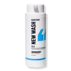 Hairstory New Wash Rich Cleansing & Conditioning Cream For Thick, Coarse And Curly Hair