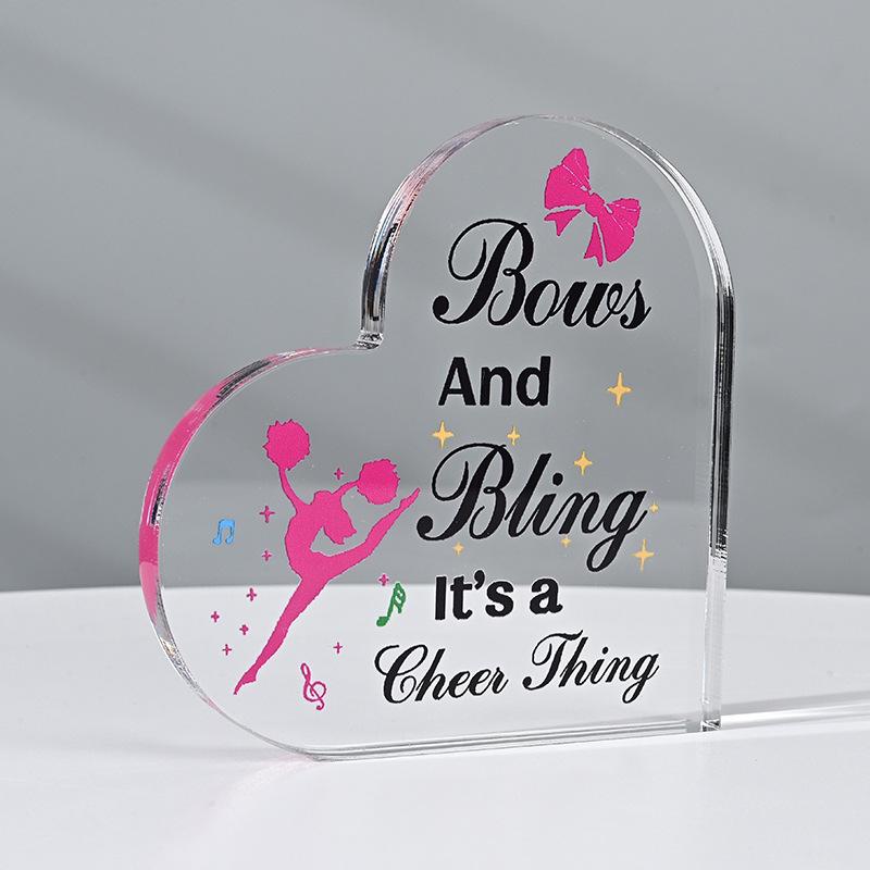 Acrylic  Heart Ornament, Heart-shapedSouvenir  & Anniversary Gift for Mother, Friendsand  Lovers