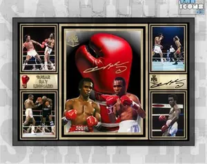 Sugar Ray Leonard Boxing Legend Boxing Glove Poster