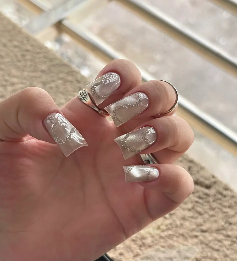 Jenna(12833)gc.12 sets Super Cute baby Duck nails arrivivals!