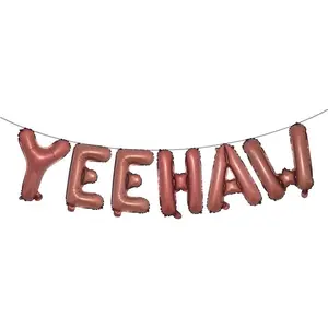 Yeehaw Balloons First Rodeo Birthday Party Decorations Boy Cowboy girl Balloon  West Western Birthday Party Decor Yeehaw Its My Birthday  Shower Balloons (YEEHAW )