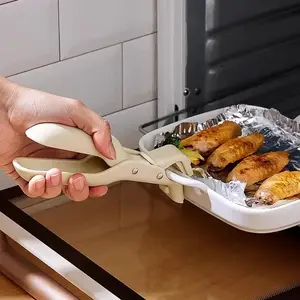 Anti-scald bowl pick-up clamp anti-slip clamp for plates kitchen plate holder for steamed dishes stainless steel heat-insulating tray clamp for bowls ultimate kitchen tool