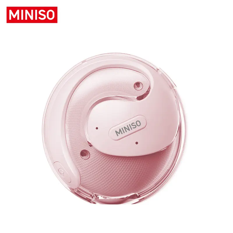MINISO Open Bluetooth Earphones: Non in ear design, Bluetooth 5.4+noise reduction, stable and comfortable for sports wear, suitable for office/commuting/outdoor use, lightweight, no pressure, long battery life!