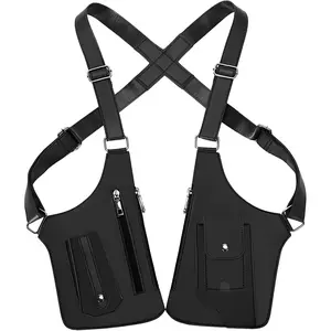 Men's Anti-Theft Concealed Pocket Shoulder Bag - Adjustable Underarm Holster-Style Strap; Discreet Carrier for Phone & Wallet; Ideal for Travel, Commuting, Daily Use, and Casual Carry; Hand-Washable