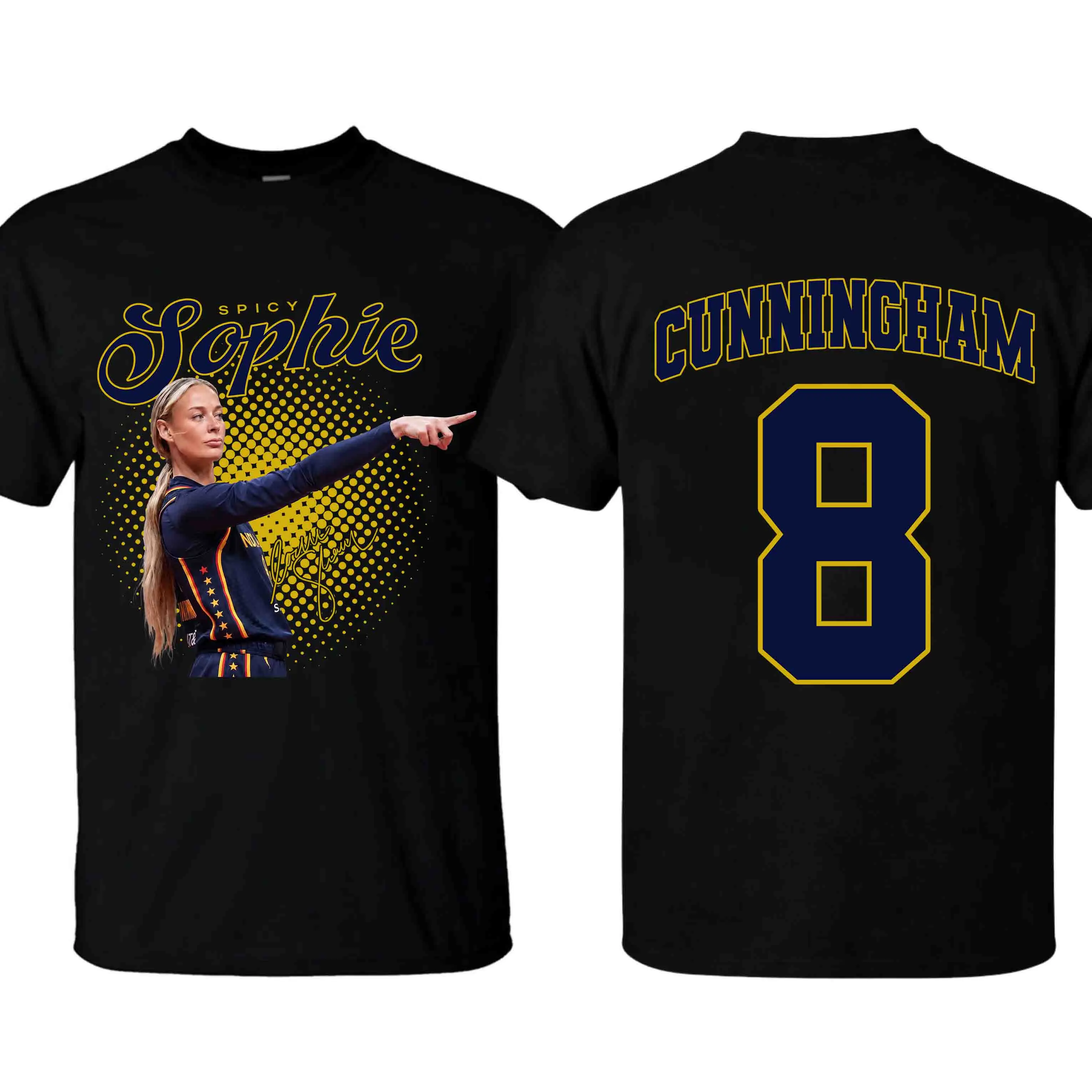 Graphic Sophie 8 2 Side Basketball Shirt, Game Day Basketball Tee, Gift for Fans