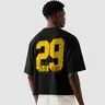 MeJend 12oz Max Heavyweight Cropped Tee, 100% Cotton, Casual Crewneck Tshirt, Mens Graphic Tees, Boxy tee, Thick Fabric tshirt, August 29, 1958