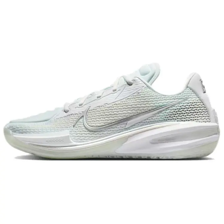 Nike Air Zoom G.t. Cut 1 Basketball Shoes Unisex White Asian Version Classic Versatile CZ0176-102