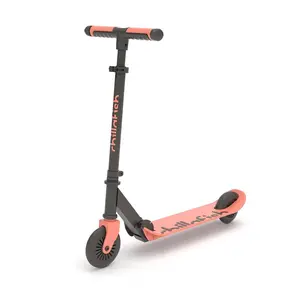 Chillafish Flexxi Foldable Kick Scooter with Integrated Brake - Coral Pink