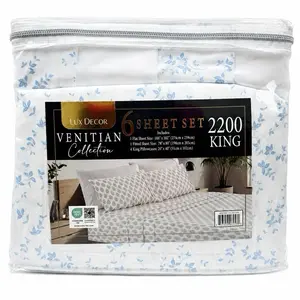 King Size 6PC Luxury Sheet Set