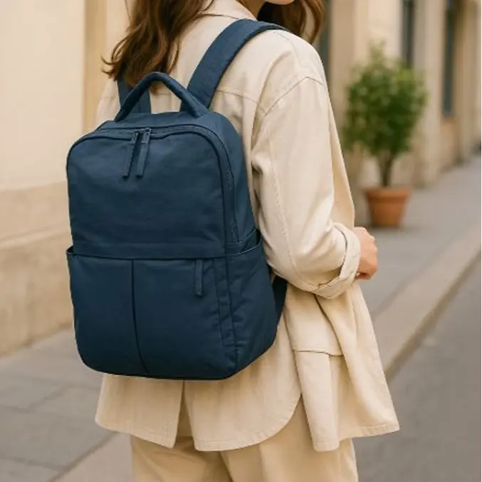 Ampere Creations Luna Oversized XL Travel Friendly Nylon Backpack Bag with Laptop Holder & Multiple Compartments for Work School or Travel