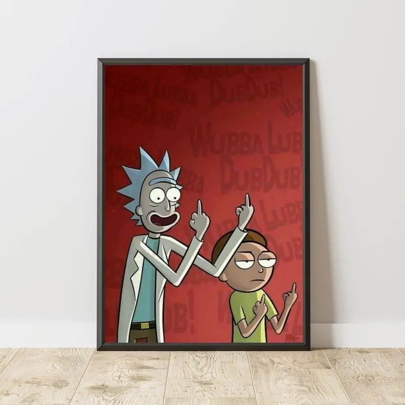 Rick And Morty Poster, Rick And Morty Print