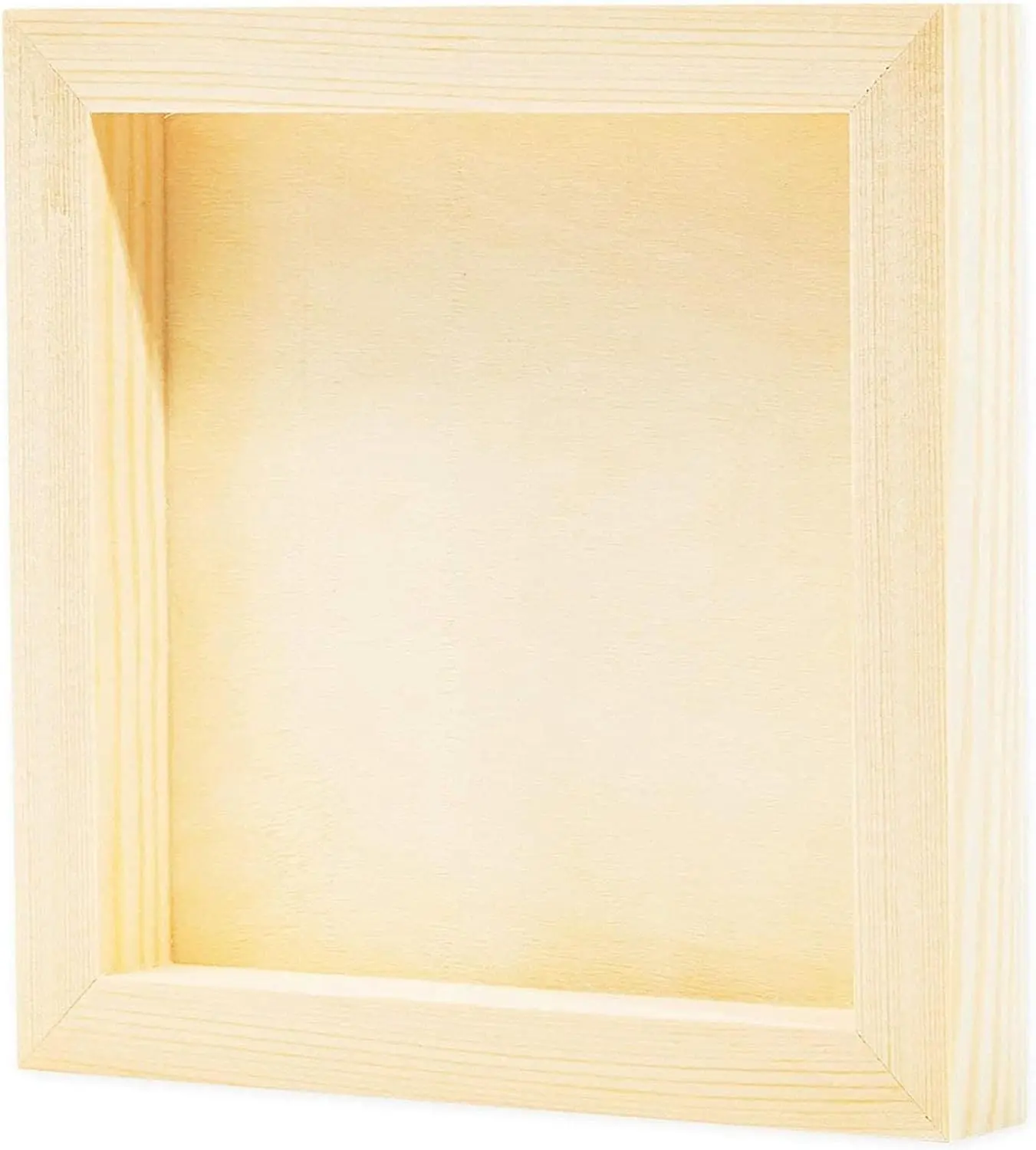 Wood Panels for Painting - 6 Pack, 6x6 in - Unfinished Square Wood Panels for Art & Craft Supplies - Smooth Pine Cradle Canvas Boards
