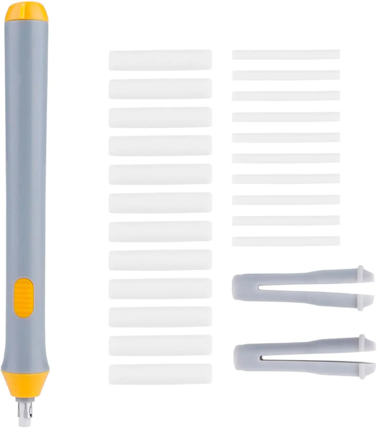 Artist Electric Eraser Set with 22 Eraser Refills Drawing Erasers for Art Pencils Sketching (Gray)
