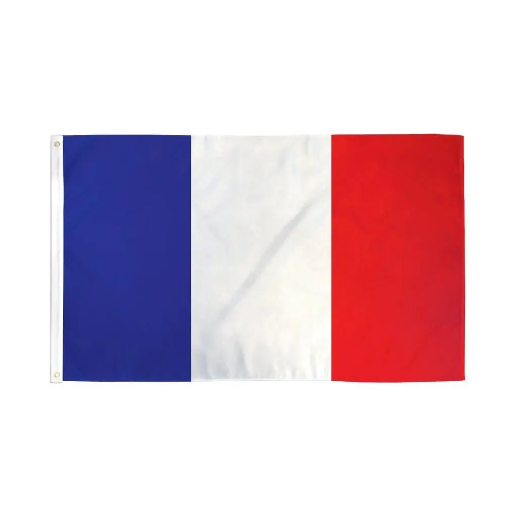 3x5ft France Flag Banner - Lightweight Polyester, Dye Sublimation Printing, Double-Sided, Fade Resistant, Durable Strong Ultrabreeze Home Supplies for Home & Festive Party Backdrops