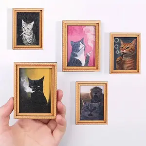 Adorable Cat Refrigerator Magnets Set, Higher End Fridge Magnets, Cute Kitty Design, Multiple Styles, Home Office Decor, Holiday Gift, Kitchen Essentials, Birthday Present