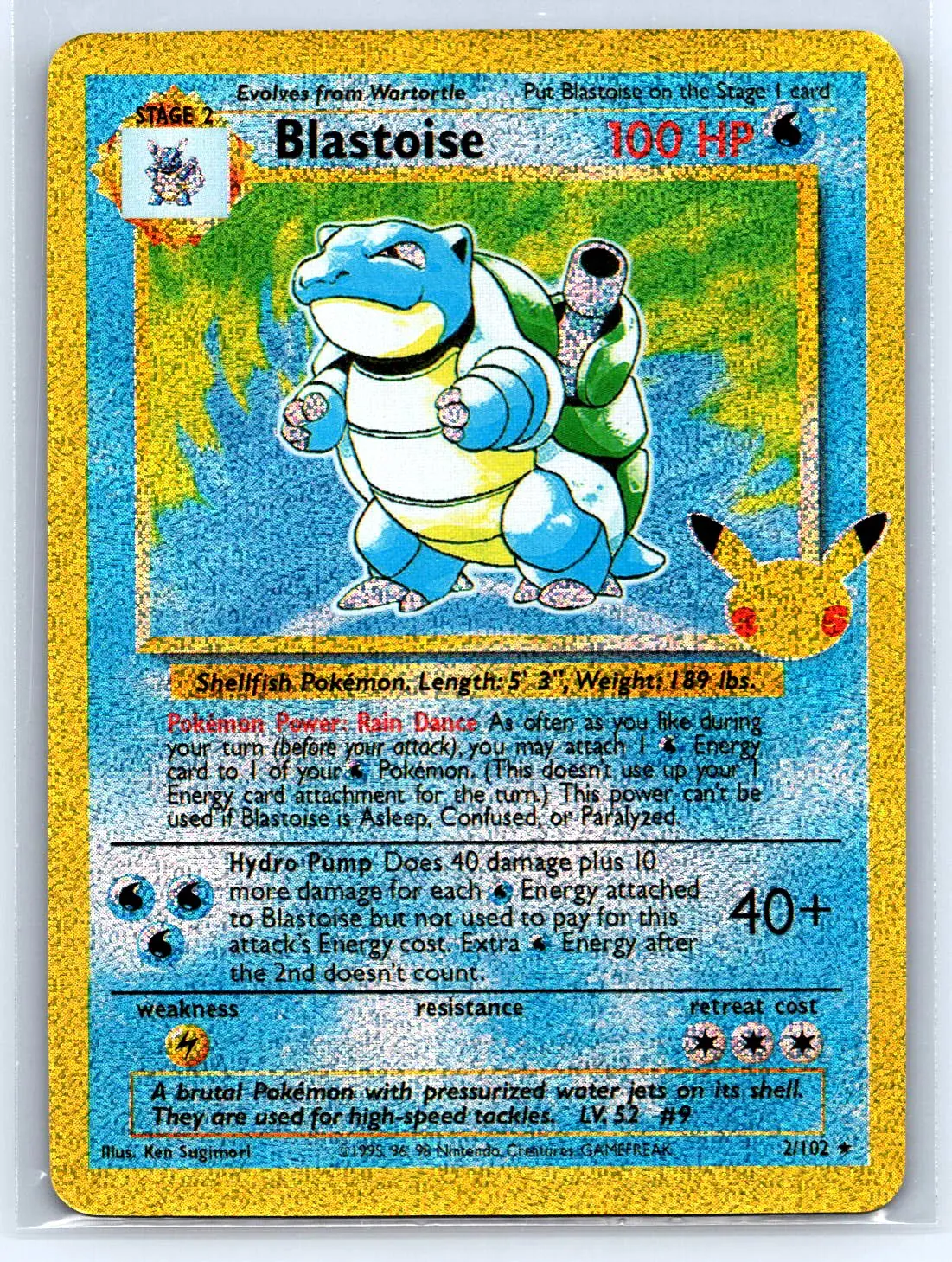 Pokemon FanArt Blastoise Celebration Custom Card