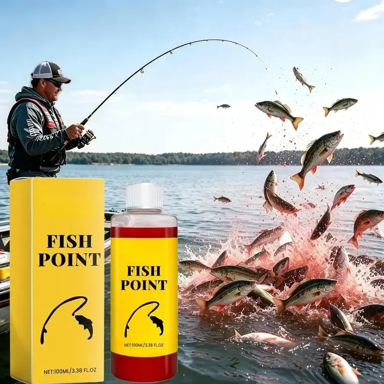 Summerwins Concentrated Fish Attractant Liquid - Fast-Acting Red Worm Bait Additive for Freshwater Fishing, Enhances Scent, Improves Bite Response (100ml) Fish Attractants, Fish Attractant Attractants,summerwins,father'sdaygifts,campingessentials,campingg
