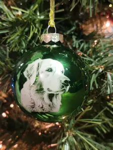 Personalized Christmas Bulb Ornament - Festive Home Decorations - Gifts
